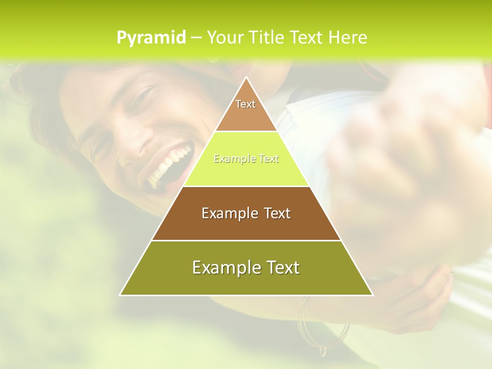 A Man Holding A Woman On His Back In A Field PowerPoint Template