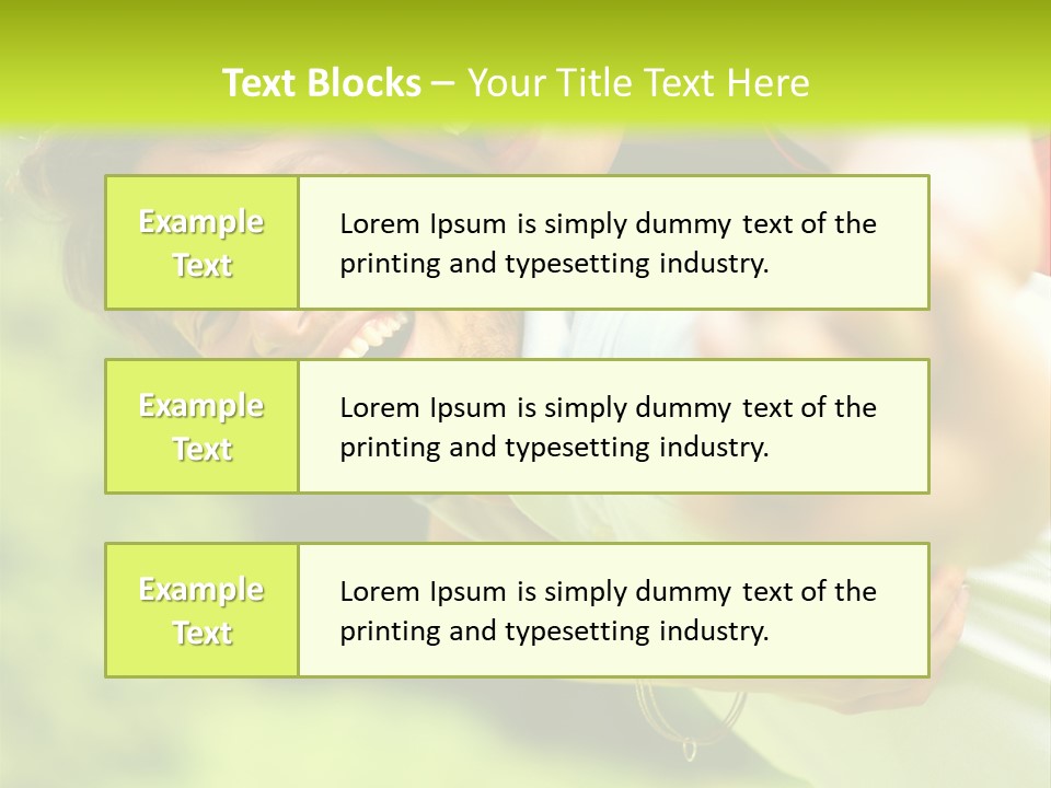 A Man Holding A Woman On His Back In A Field PowerPoint Template