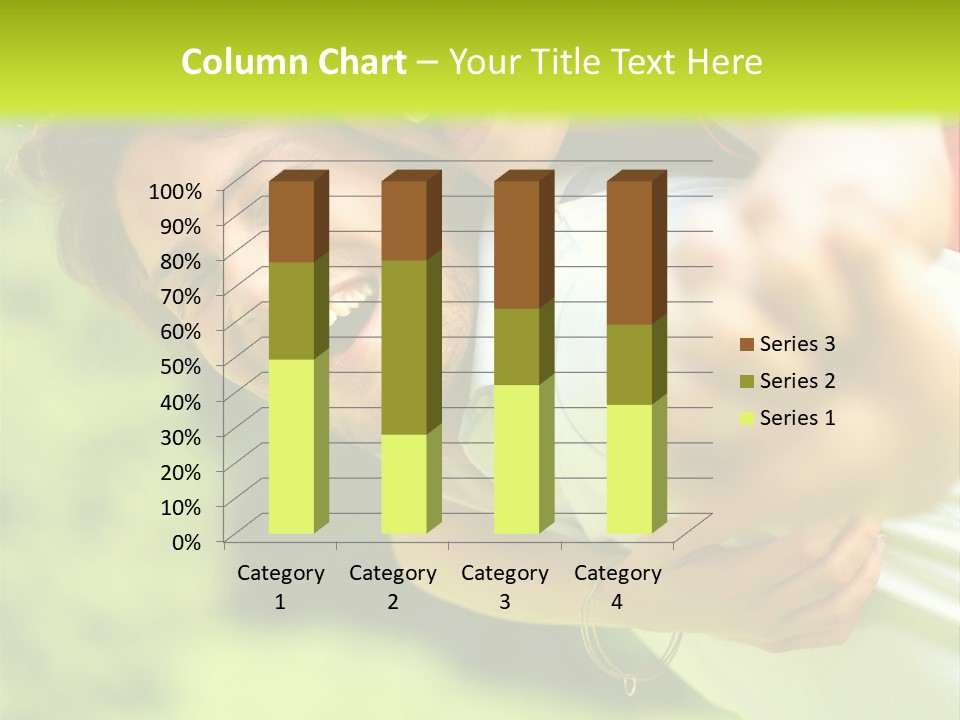 A Man Holding A Woman On His Back In A Field PowerPoint Template