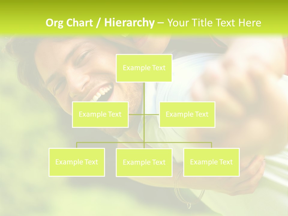 A Man Holding A Woman On His Back In A Field PowerPoint Template