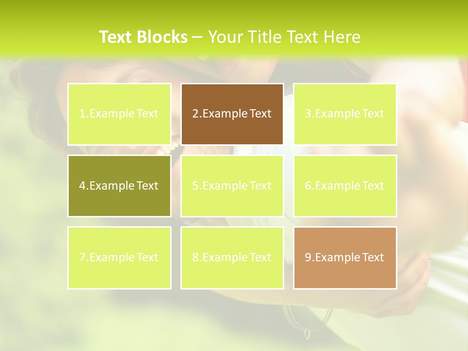 A Man Holding A Woman On His Back In A Field PowerPoint Template