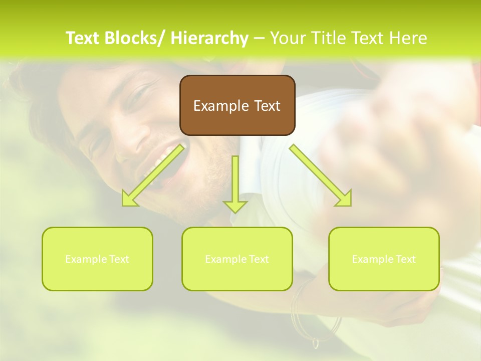 A Man Holding A Woman On His Back In A Field PowerPoint Template
