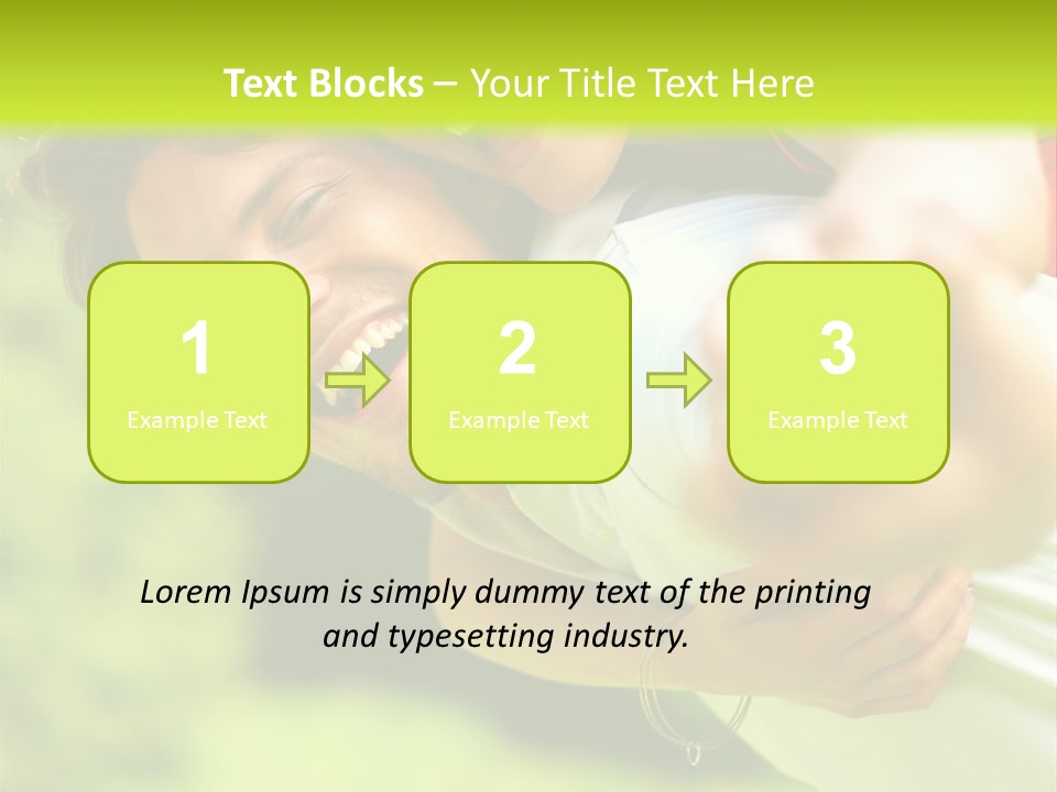 A Man Holding A Woman On His Back In A Field PowerPoint Template
