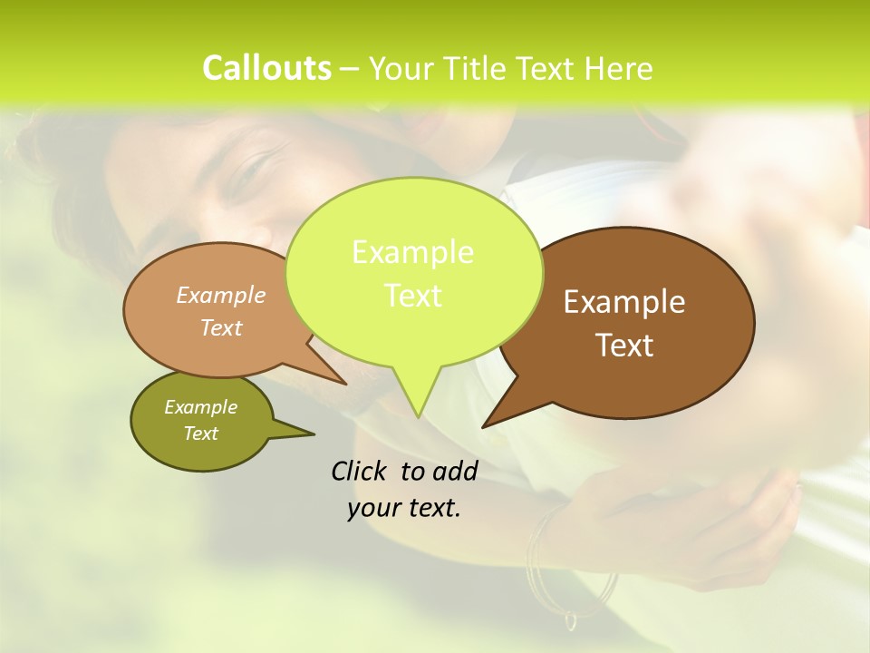 A Man Holding A Woman On His Back In A Field PowerPoint Template