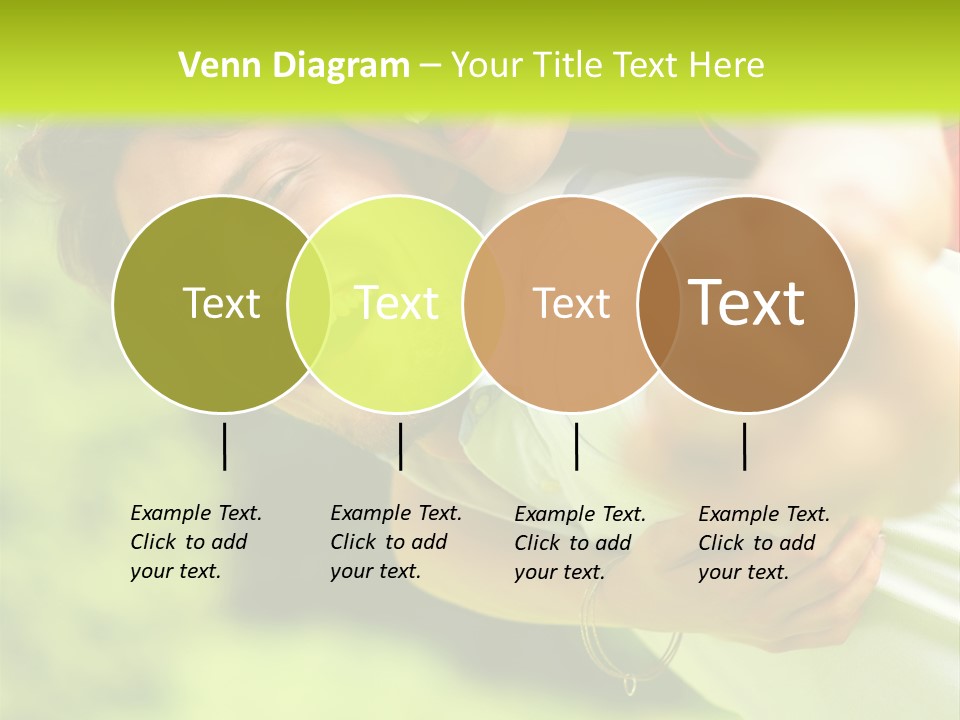 A Man Holding A Woman On His Back In A Field PowerPoint Template