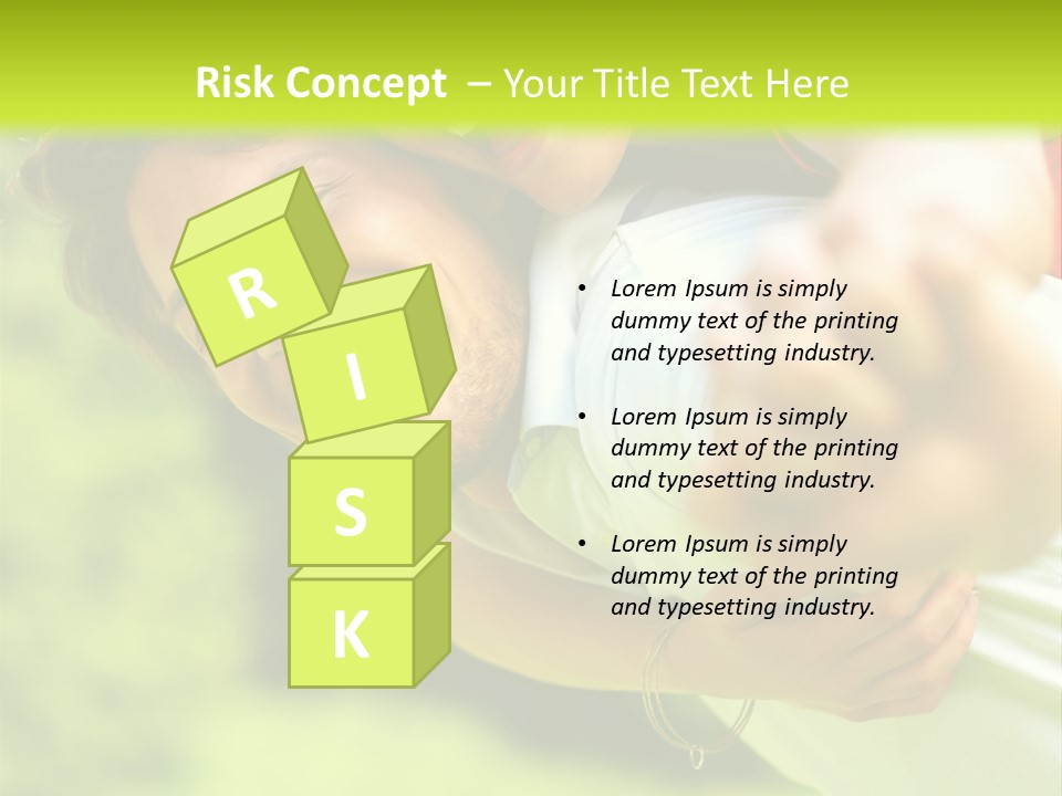 A Man Holding A Woman On His Back In A Field PowerPoint Template