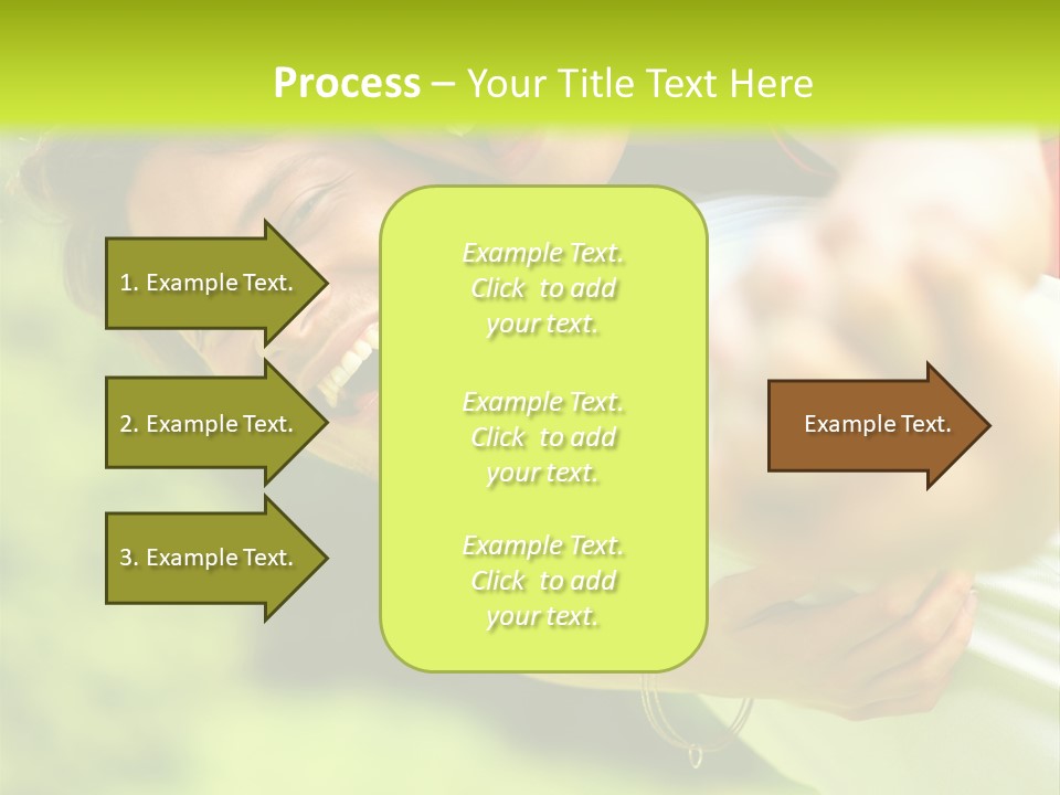 A Man Holding A Woman On His Back In A Field PowerPoint Template