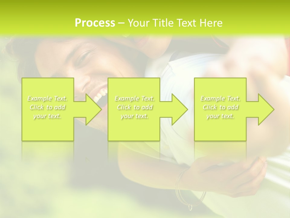 A Man Holding A Woman On His Back In A Field PowerPoint Template