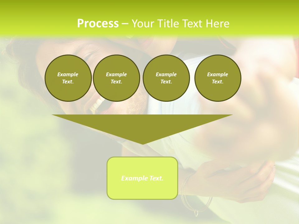 A Man Holding A Woman On His Back In A Field PowerPoint Template