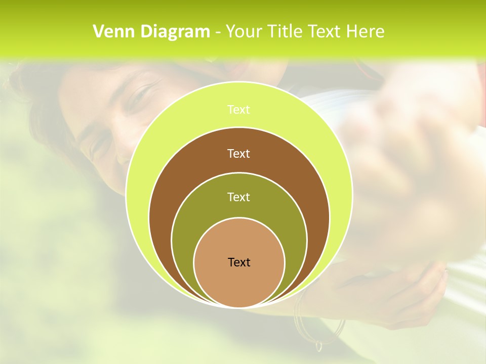 A Man Holding A Woman On His Back In A Field PowerPoint Template