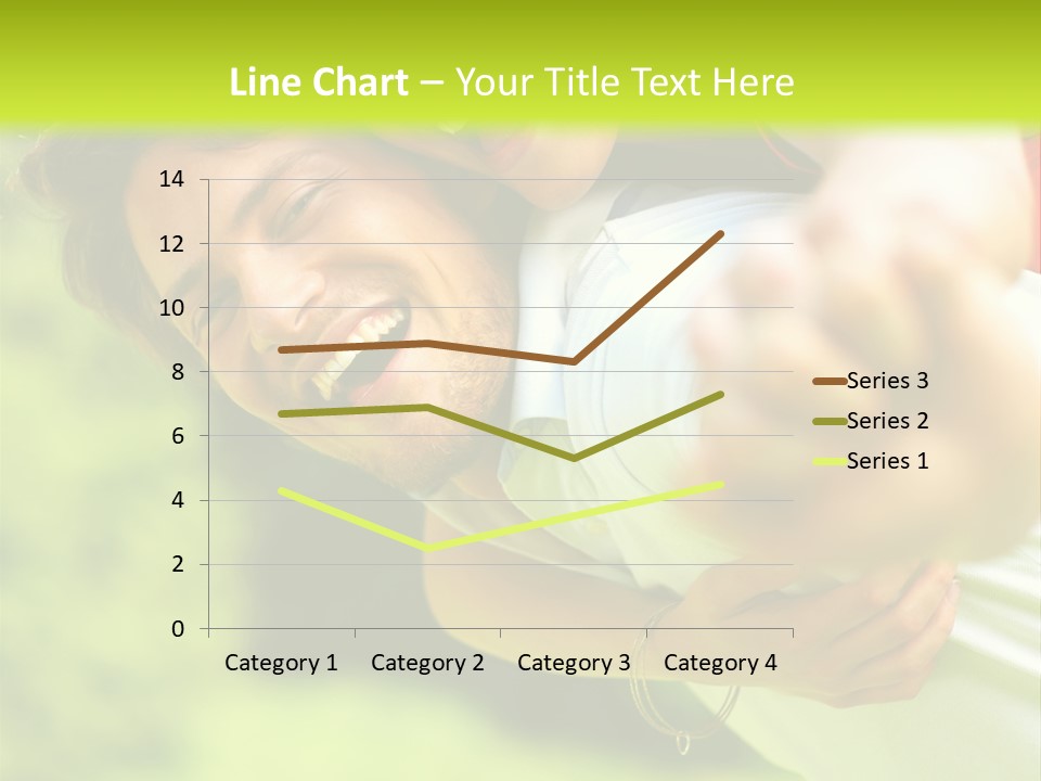 A Man Holding A Woman On His Back In A Field PowerPoint Template