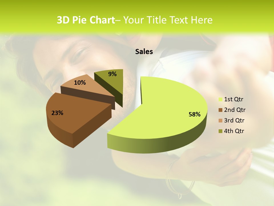 A Man Holding A Woman On His Back In A Field PowerPoint Template