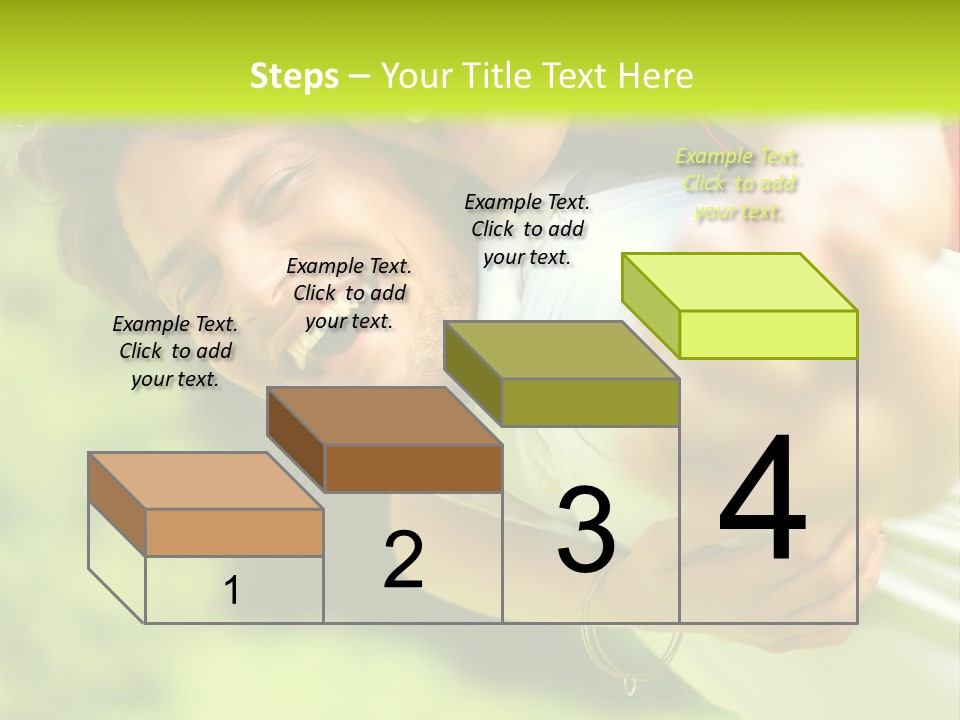 A Man Holding A Woman On His Back In A Field PowerPoint Template