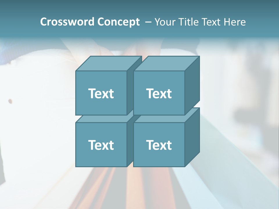 Asian Man Watching Stock Market Index PowerPoint Template