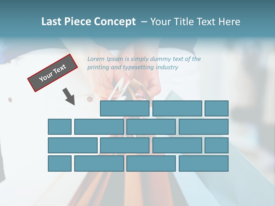 Asian Man Watching Stock Market Index PowerPoint Template