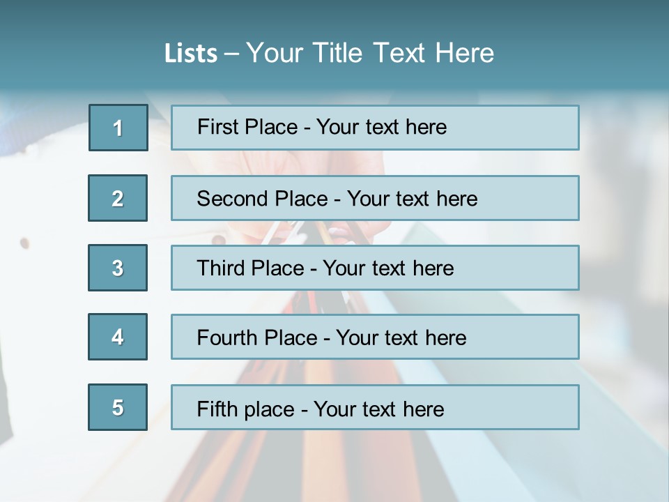 Asian Man Watching Stock Market Index PowerPoint Template