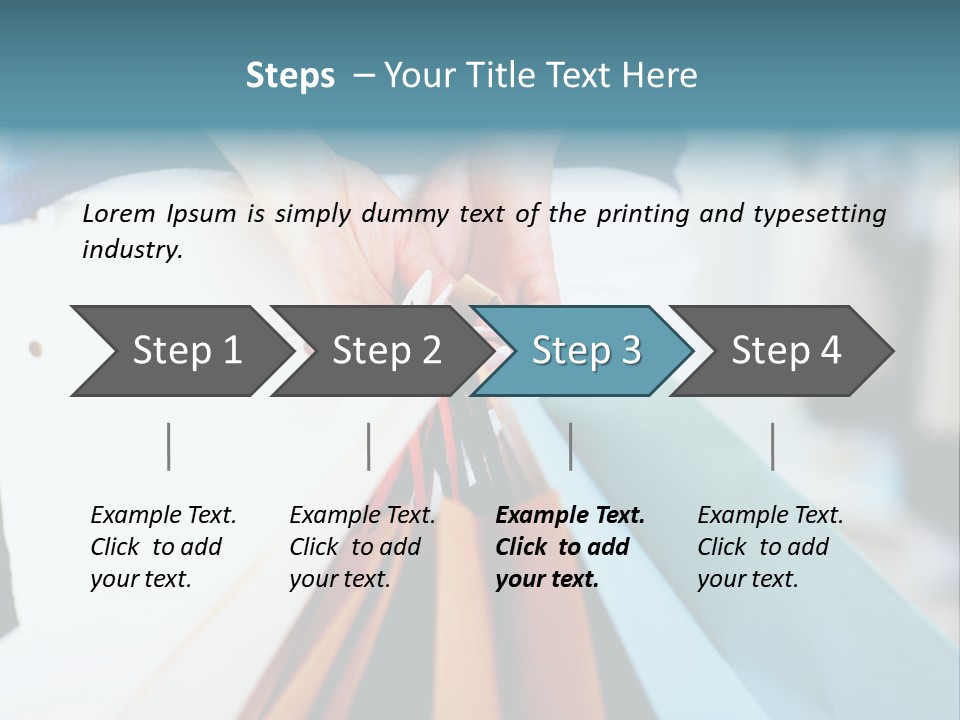 Asian Man Watching Stock Market Index PowerPoint Template
