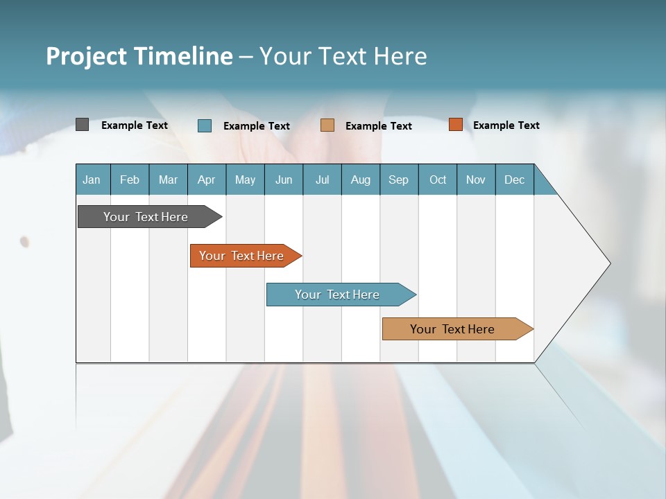 Asian Man Watching Stock Market Index PowerPoint Template
