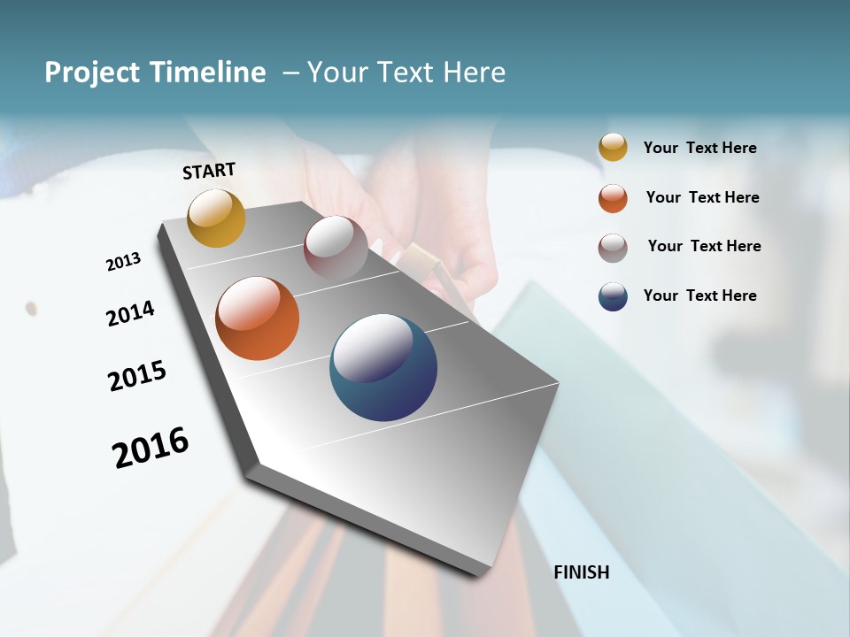 Asian Man Watching Stock Market Index PowerPoint Template