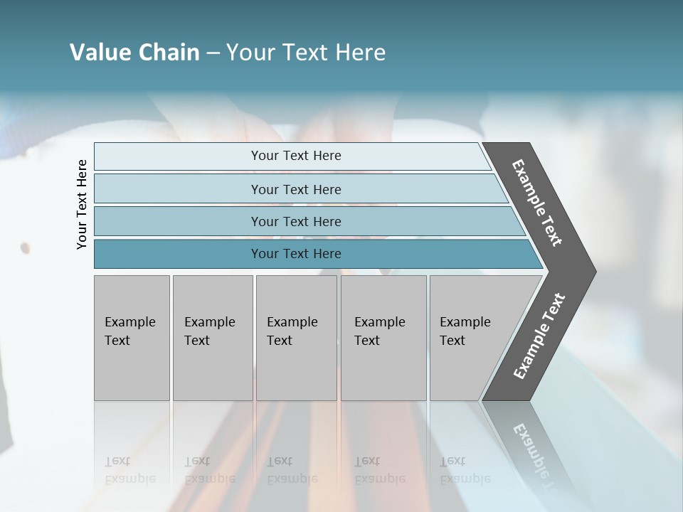 Asian Man Watching Stock Market Index PowerPoint Template