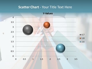 Asian Man Watching Stock Market Index PowerPoint Template