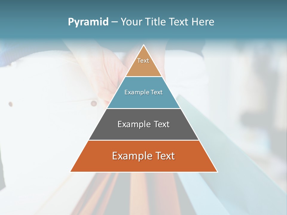 Asian Man Watching Stock Market Index PowerPoint Template