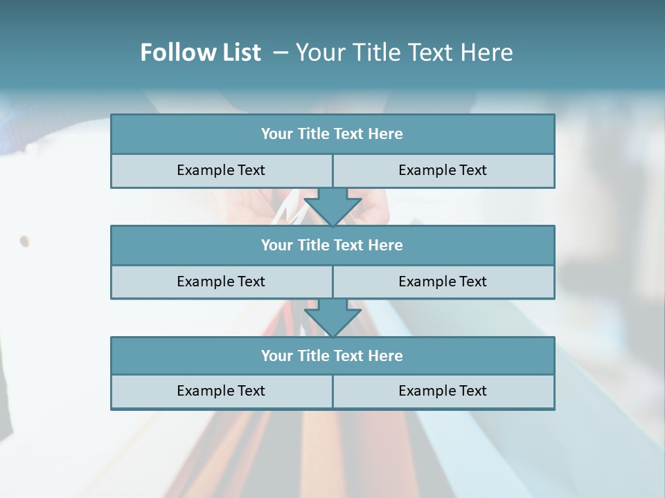Asian Man Watching Stock Market Index PowerPoint Template
