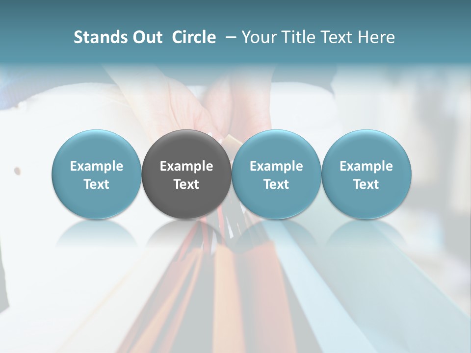 Asian Man Watching Stock Market Index PowerPoint Template