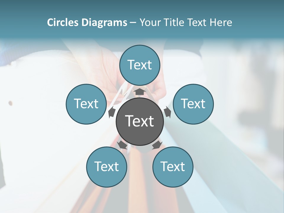 Asian Man Watching Stock Market Index PowerPoint Template