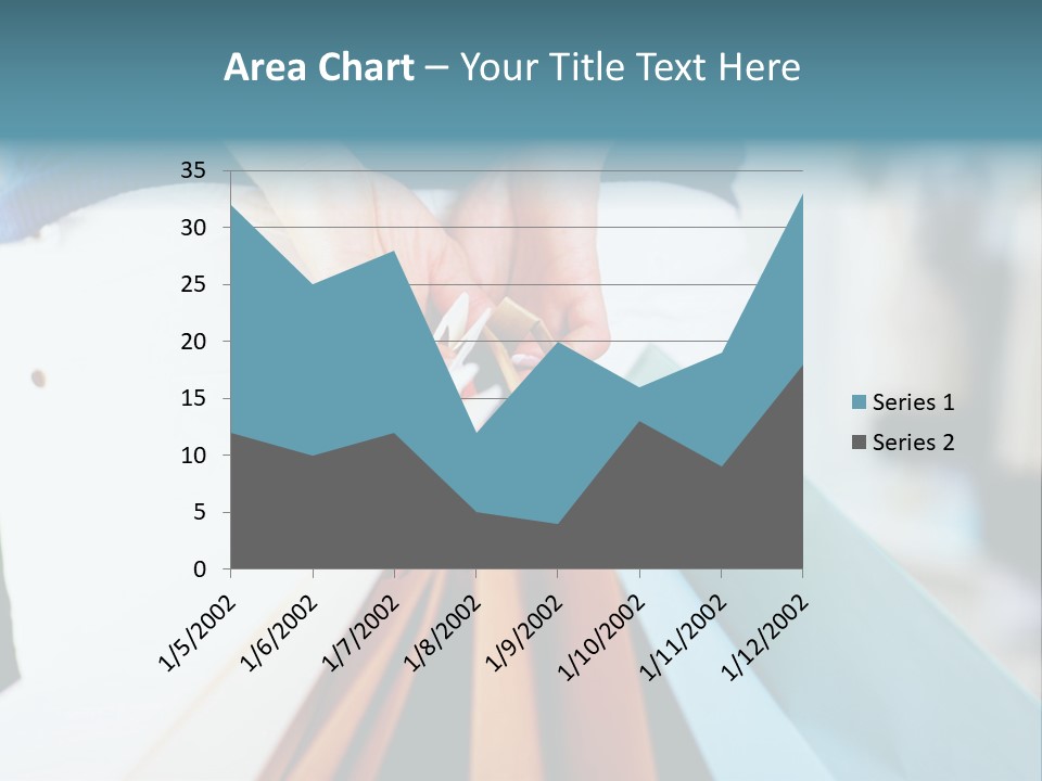 Asian Man Watching Stock Market Index PowerPoint Template
