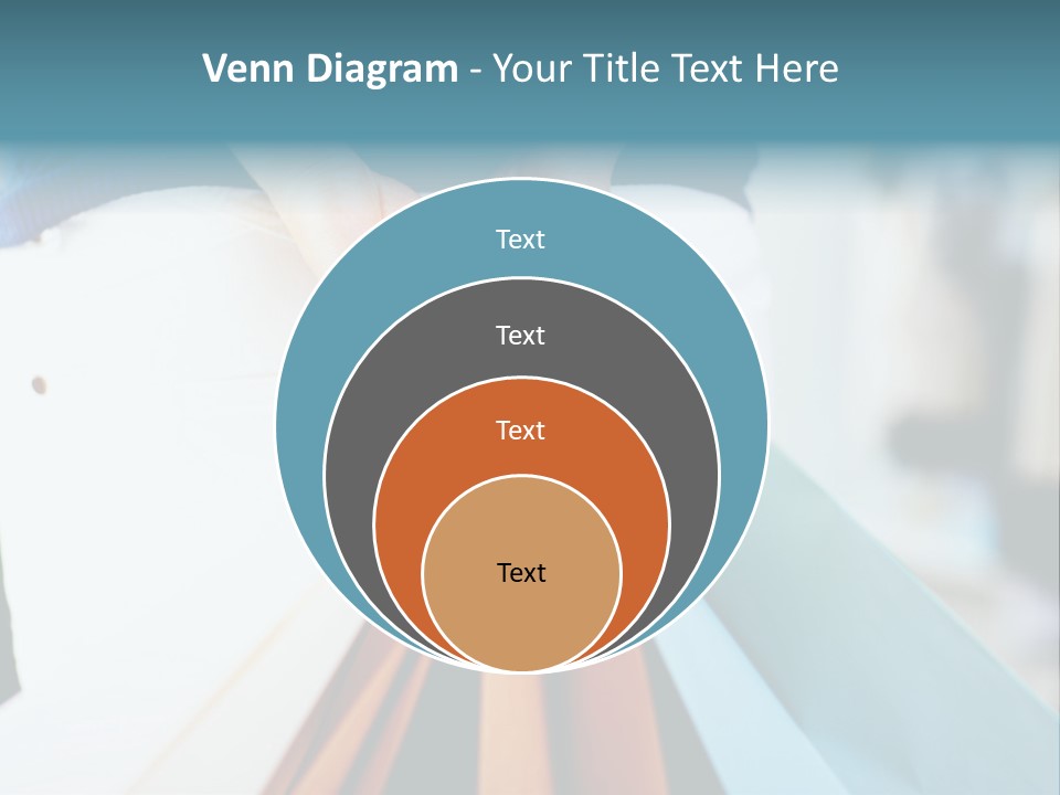 Asian Man Watching Stock Market Index PowerPoint Template