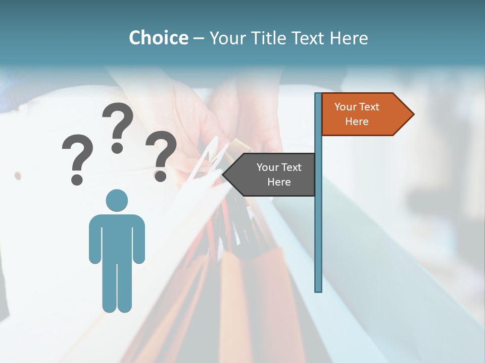 Asian Man Watching Stock Market Index PowerPoint Template