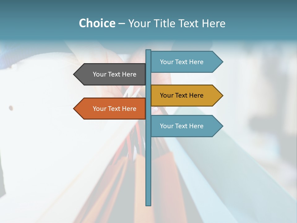 Asian Man Watching Stock Market Index PowerPoint Template