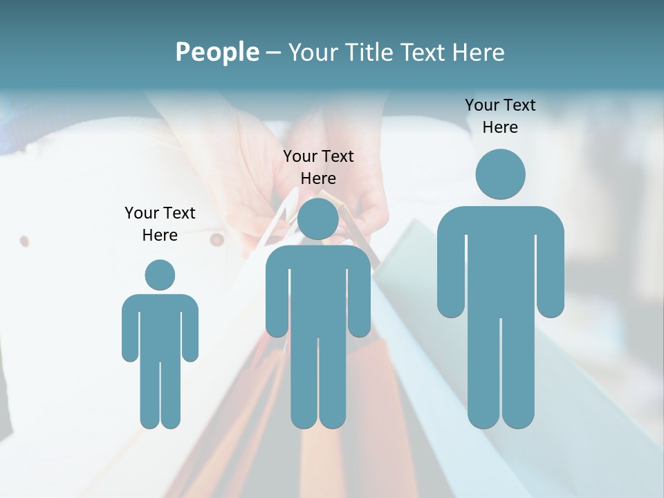 Asian Man Watching Stock Market Index PowerPoint Template