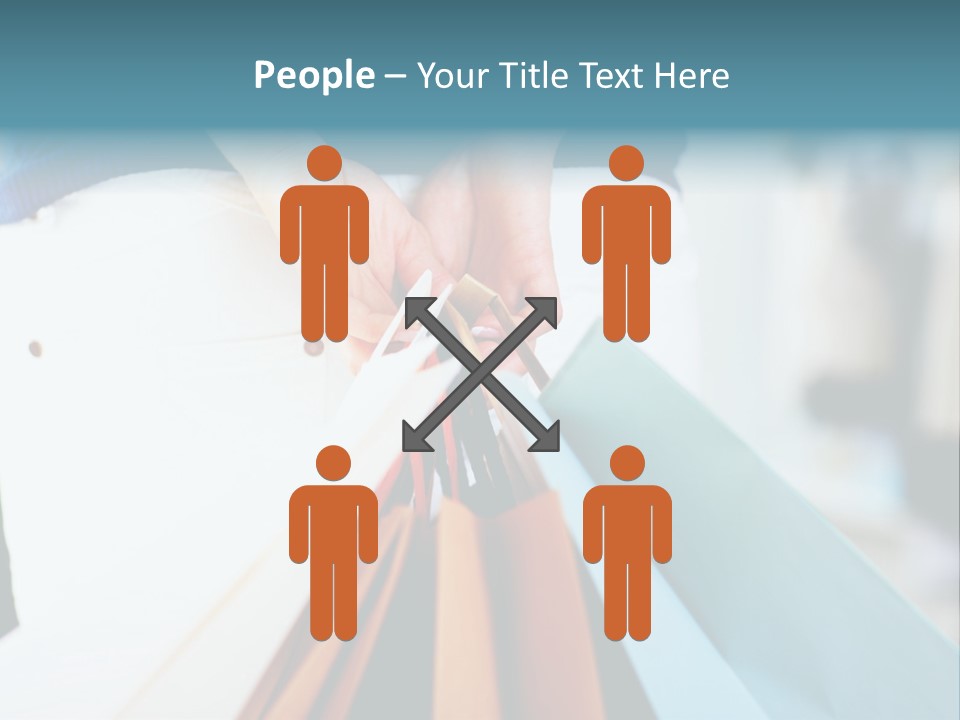 Asian Man Watching Stock Market Index PowerPoint Template