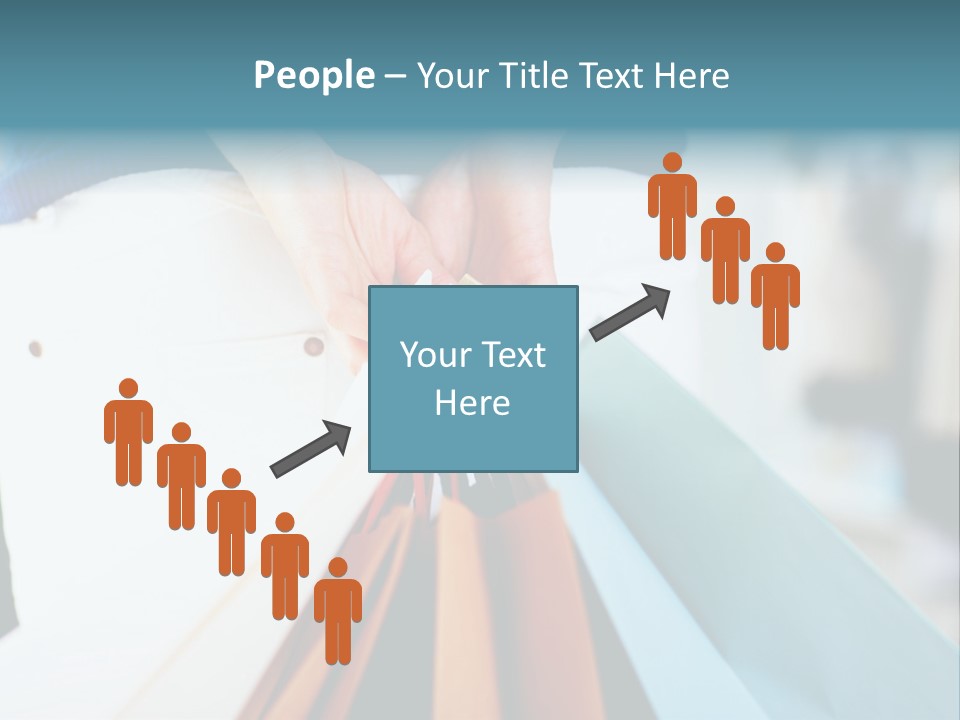 Asian Man Watching Stock Market Index PowerPoint Template