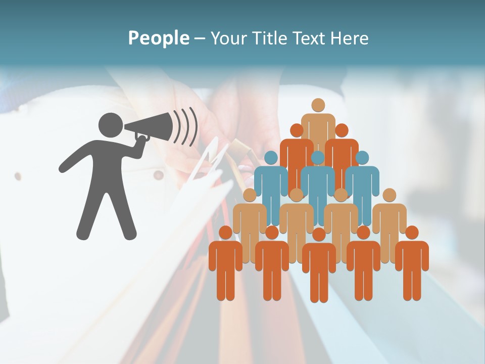 Asian Man Watching Stock Market Index PowerPoint Template