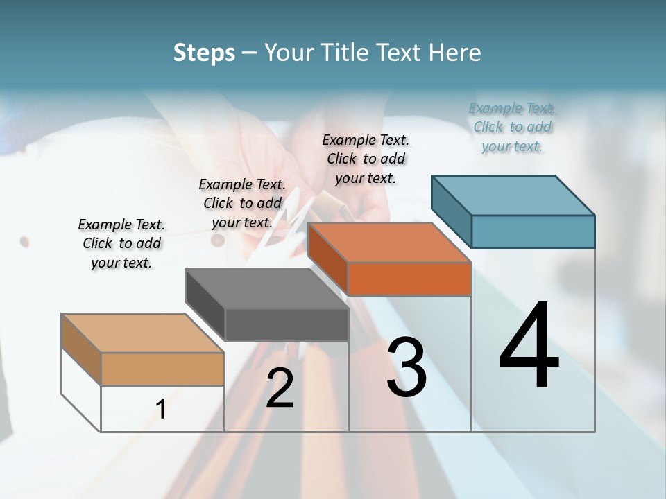 Asian Man Watching Stock Market Index PowerPoint Template