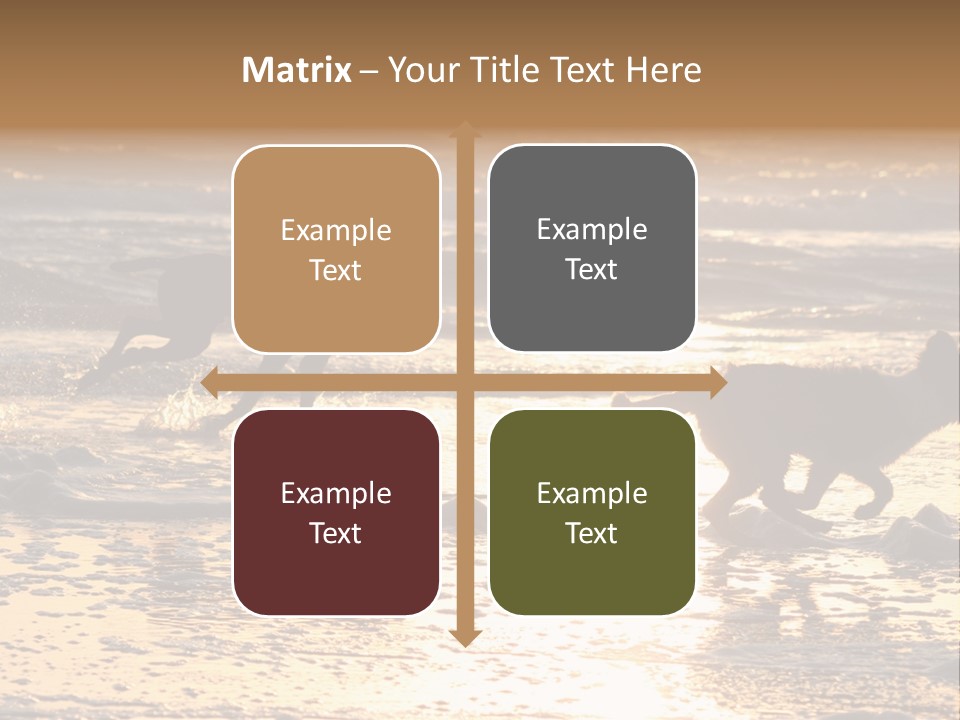 Running Dogs PowerPoint Template