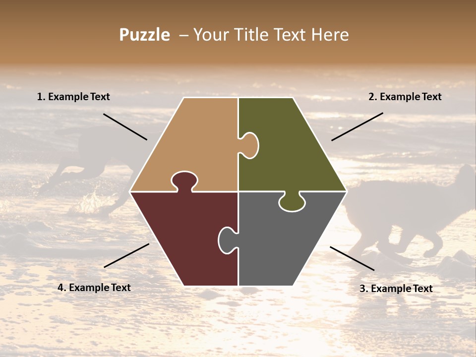 Running Dogs PowerPoint Template