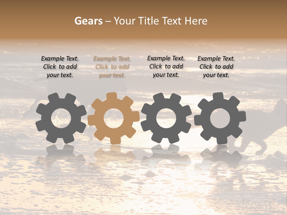 Running Dogs PowerPoint Template