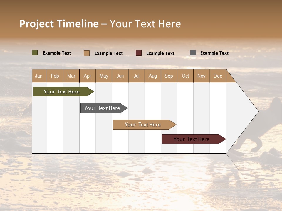 Running Dogs PowerPoint Template