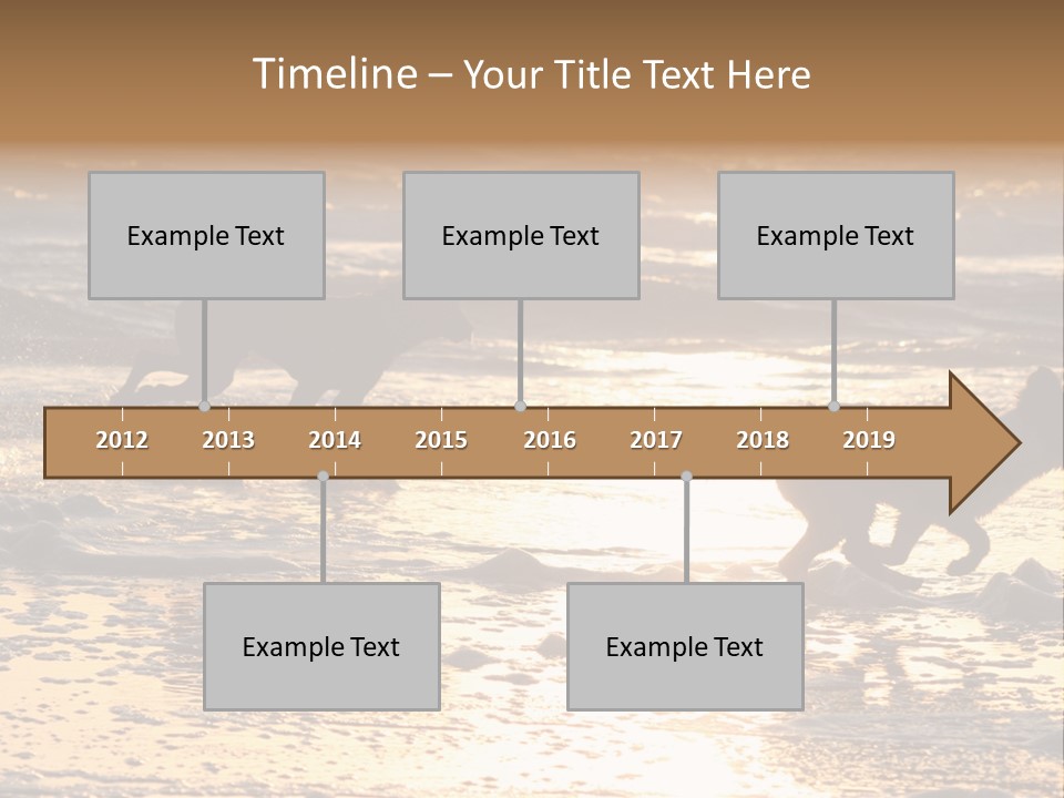 Running Dogs PowerPoint Template