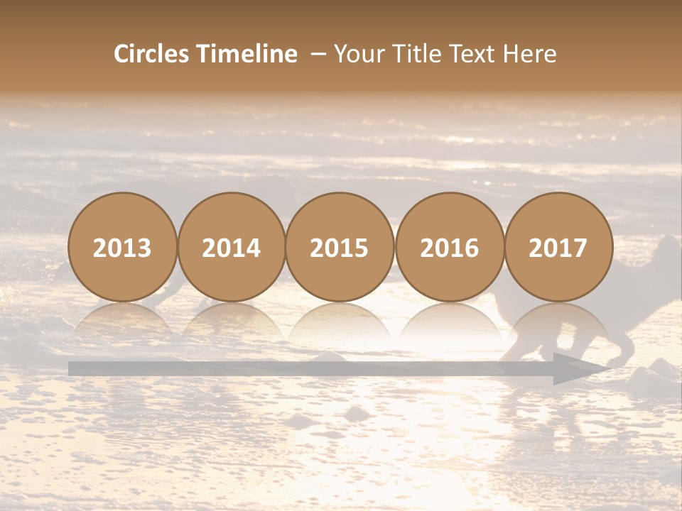 Running Dogs PowerPoint Template