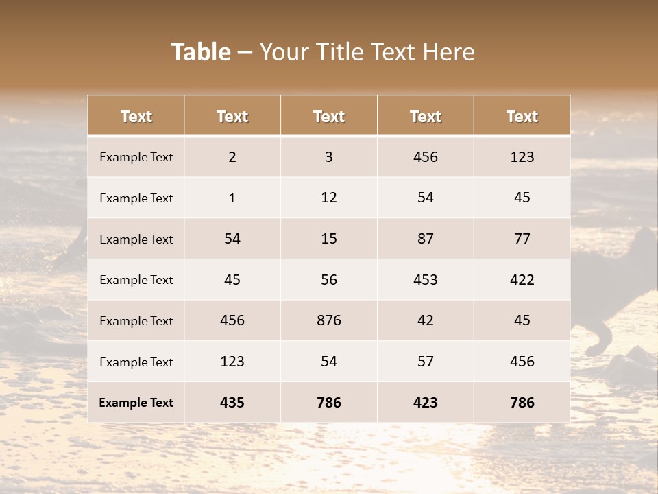 Running Dogs PowerPoint Template