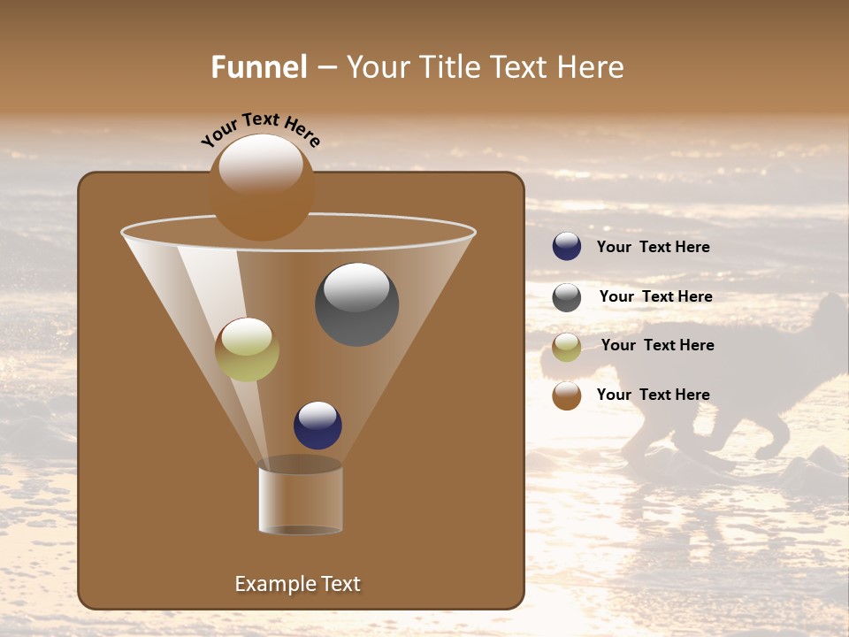 Running Dogs PowerPoint Template