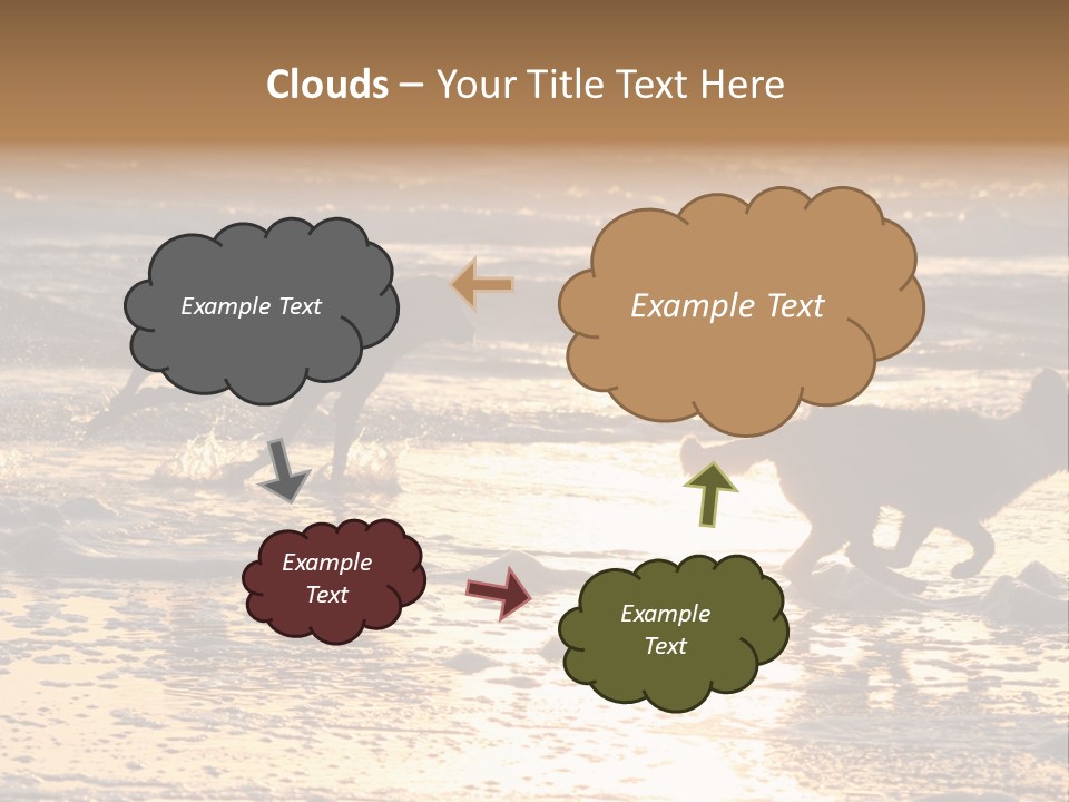 Running Dogs PowerPoint Template