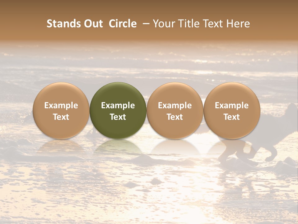 Running Dogs PowerPoint Template