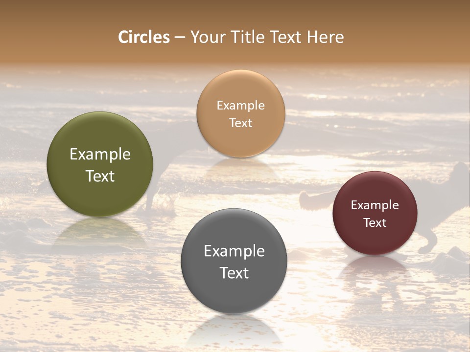 Running Dogs PowerPoint Template