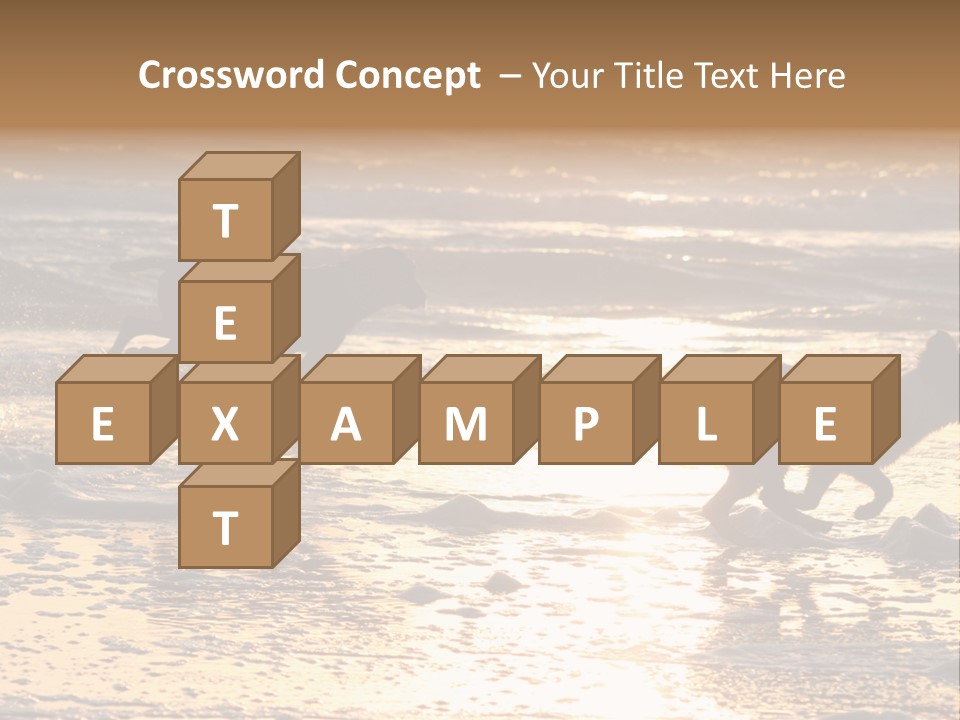 Running Dogs PowerPoint Template